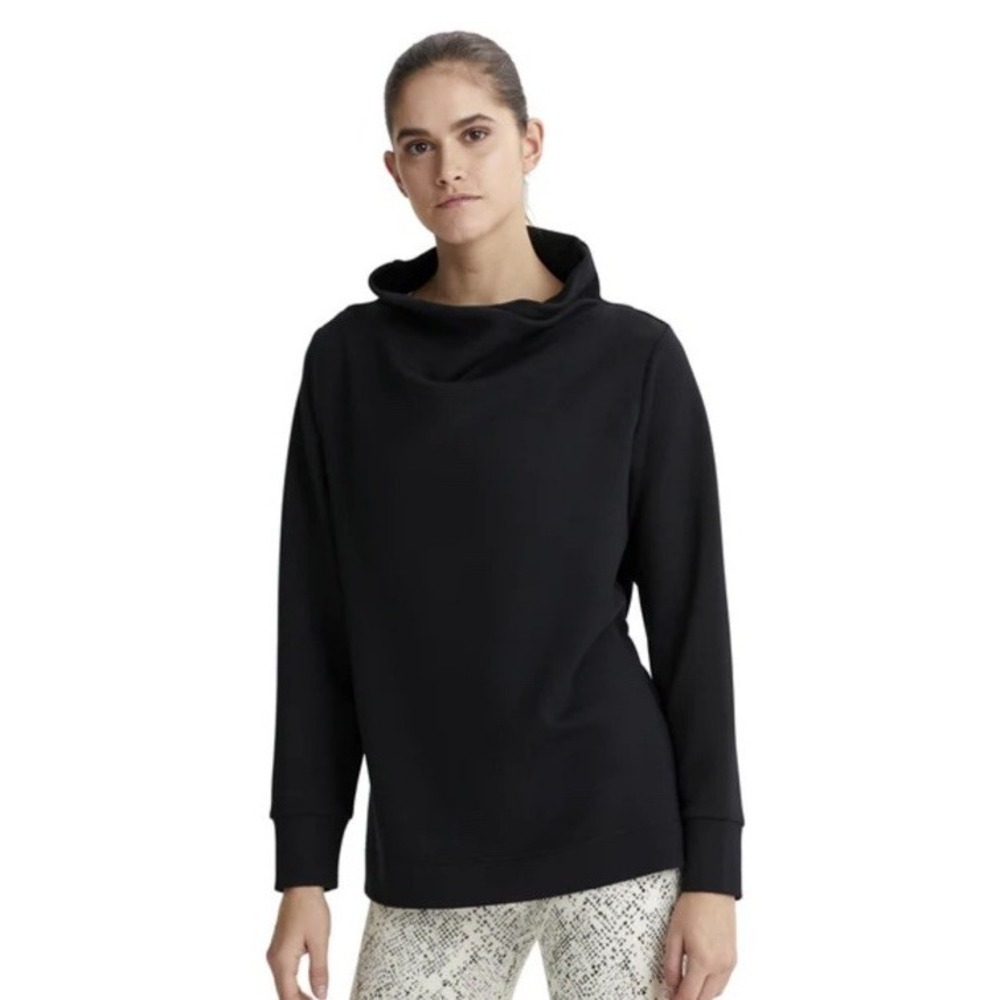 VARLEY Black Bristol Sweatshirt Golf‎ L Funnel Neck Tunic